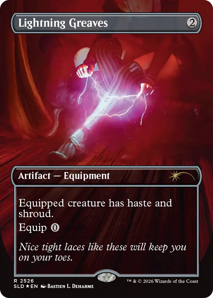 Lightning Greaves (2526) [Secret Lair Drop Series] | Clutch Gaming