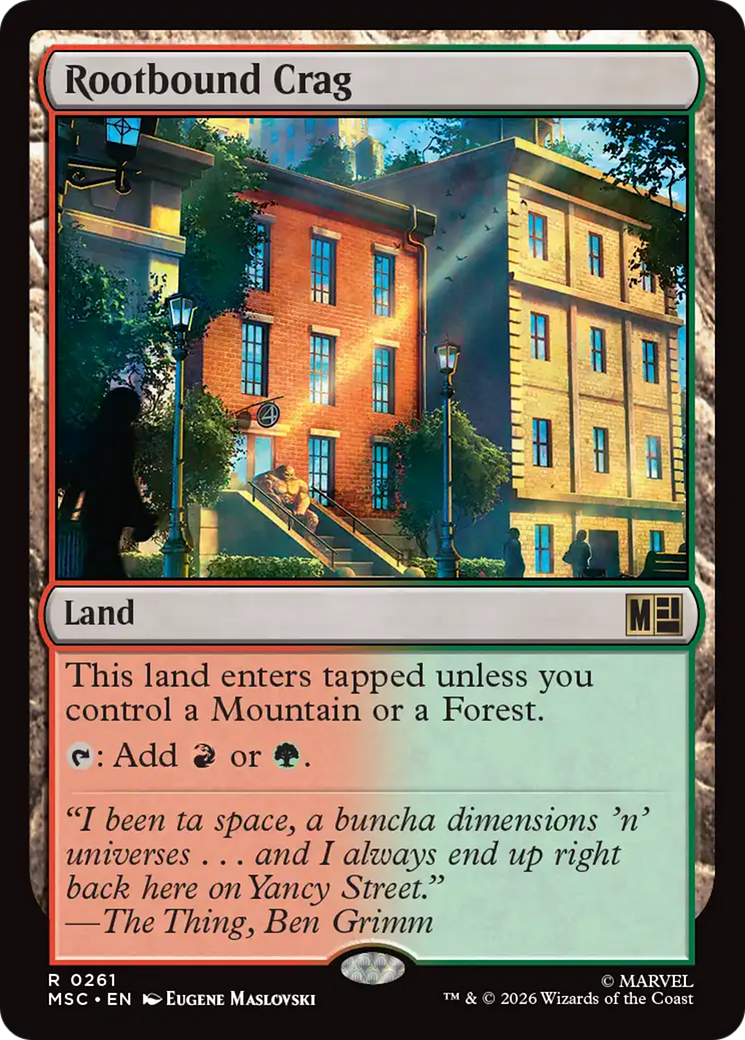Rootbound Crag [Marvel Super Heroes Commander] | Clutch Gaming