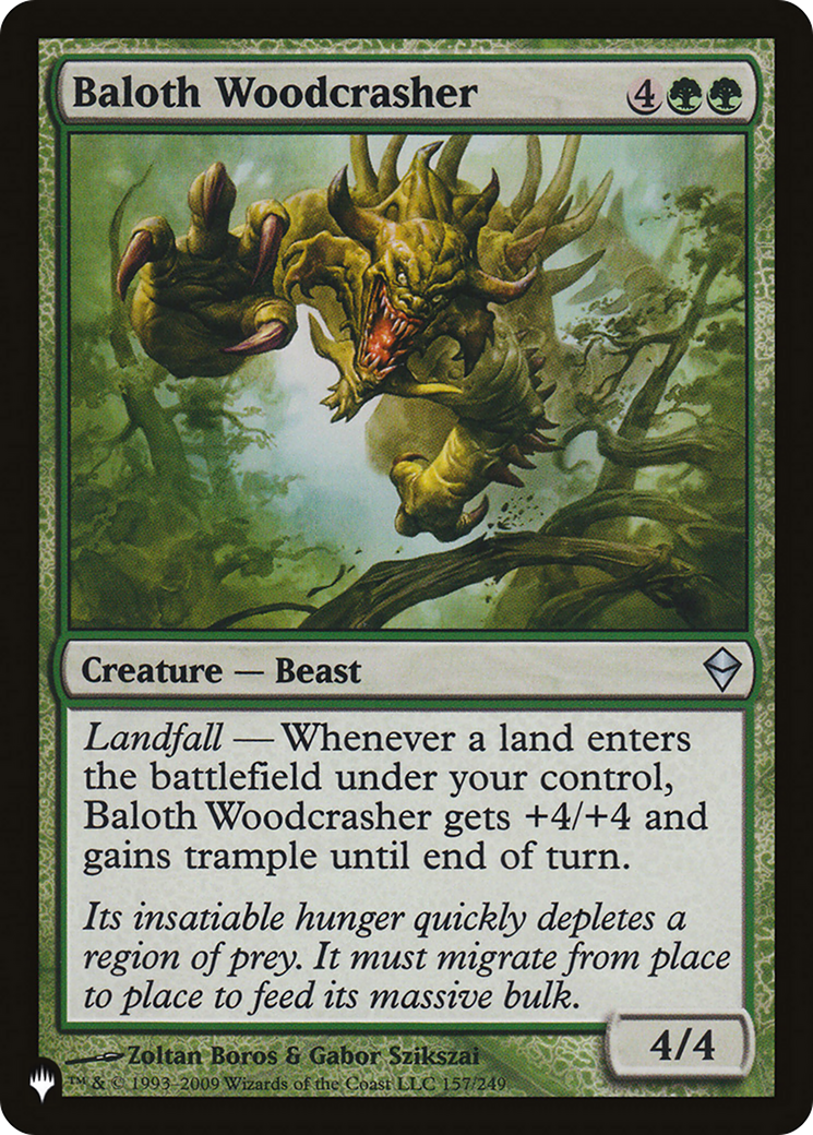 Baloth Woodcrasher [The List Reprints] | Clutch Gaming