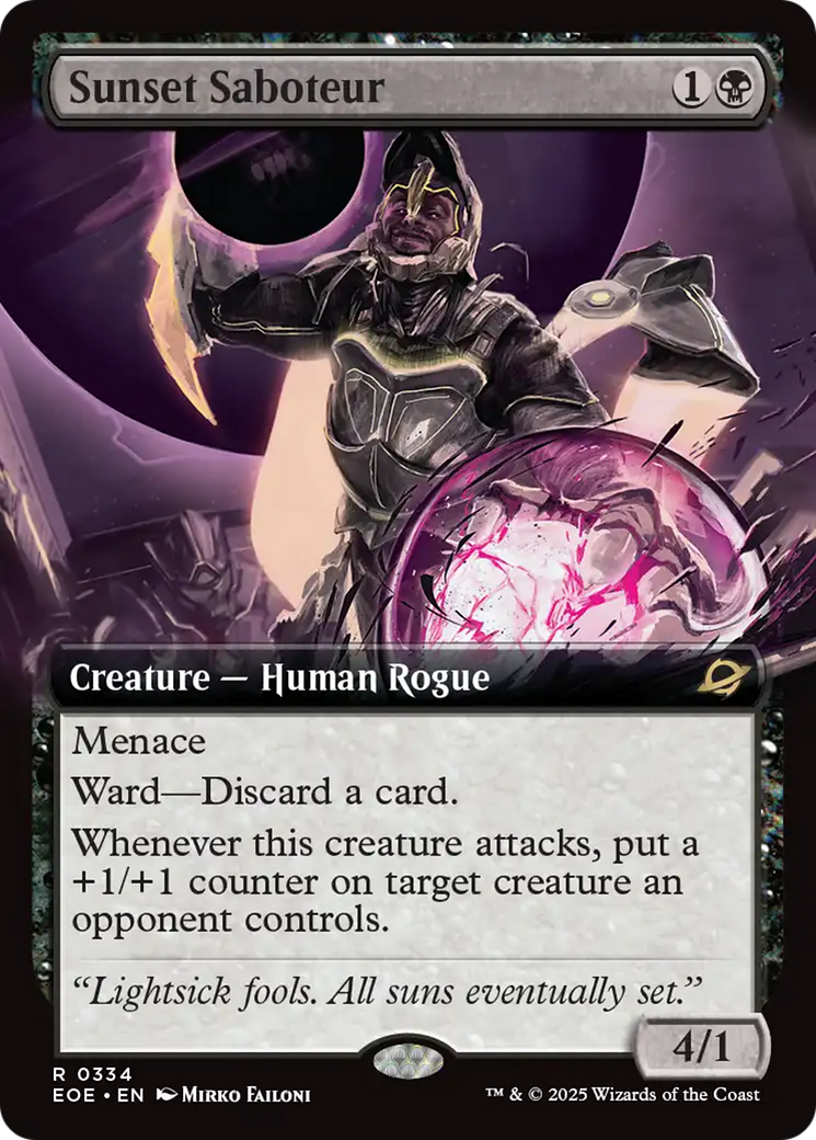 Sunset Saboteur (Extended Art) [Edge of Eternities] | Clutch Gaming