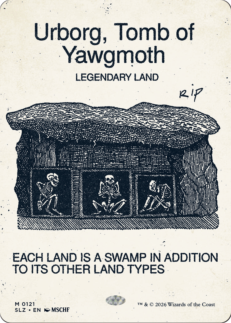 Urborg, Tomb of Yawgmoth (0121) [Secret Lair x MSCHF: The Zeta Set] | Clutch Gaming