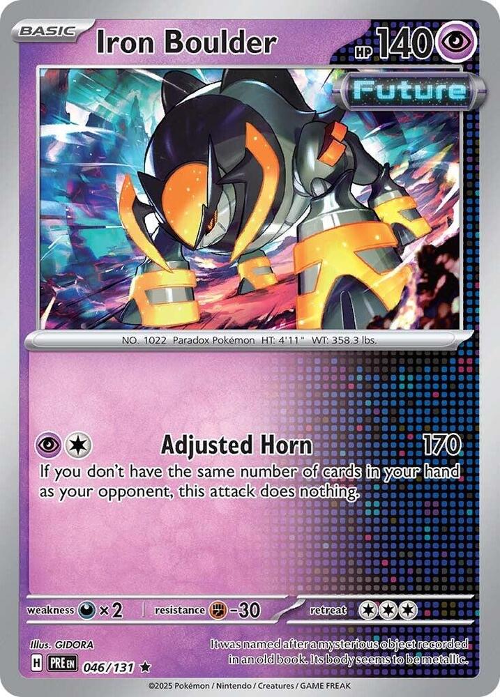 Iron Boulder (046/131) [Scarlet & Violet: Prismatic Evolutions] | Clutch Gaming