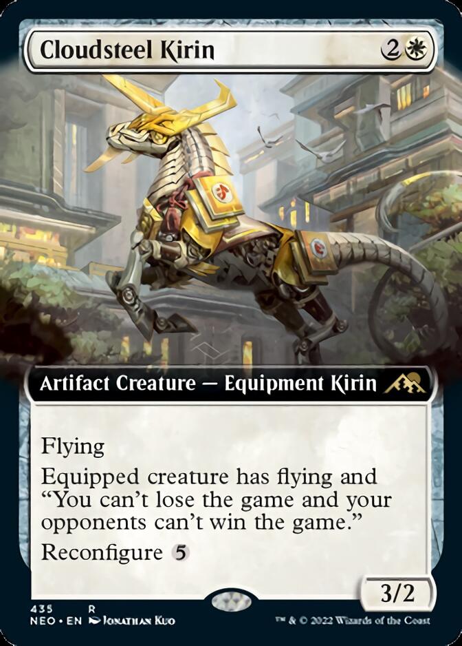 Cloudsteel Kirin (Extended Art) [Kamigawa: Neon Dynasty] | Clutch Gaming