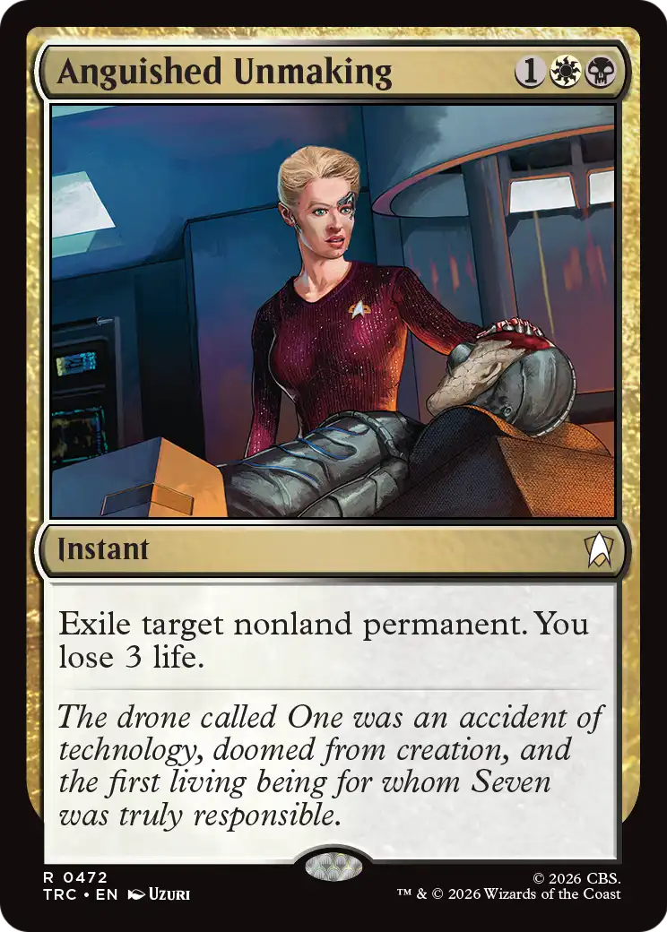 Anguished Unmaking (Surge Foil) [Star Trek Commander] | Clutch Gaming