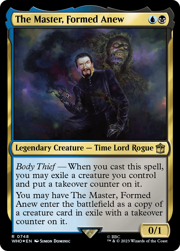 The Master, Formed Anew (Surge Foil) [Doctor Who] | Clutch Gaming