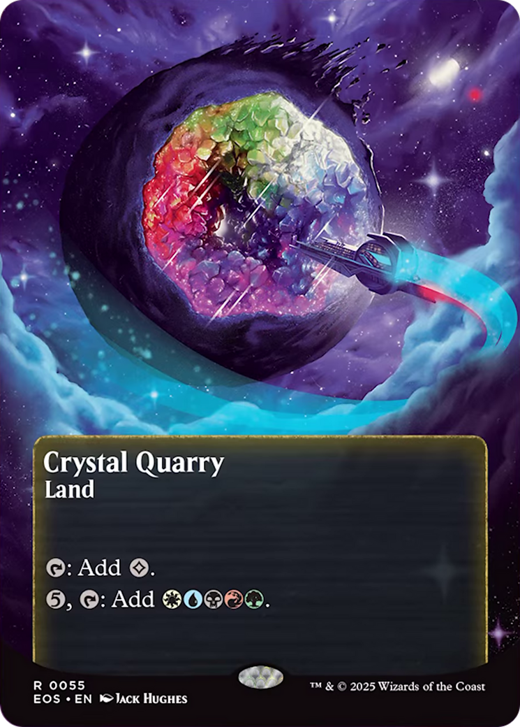 Crystal Quarry (0055) (Borderless) [Edge of Eternities: Stellar Sights] | Clutch Gaming