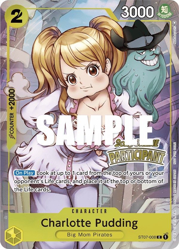 Charlotte Pudding (Online Regional 2023) [Participant] [One Piece Promotion Cards] | Clutch Gaming