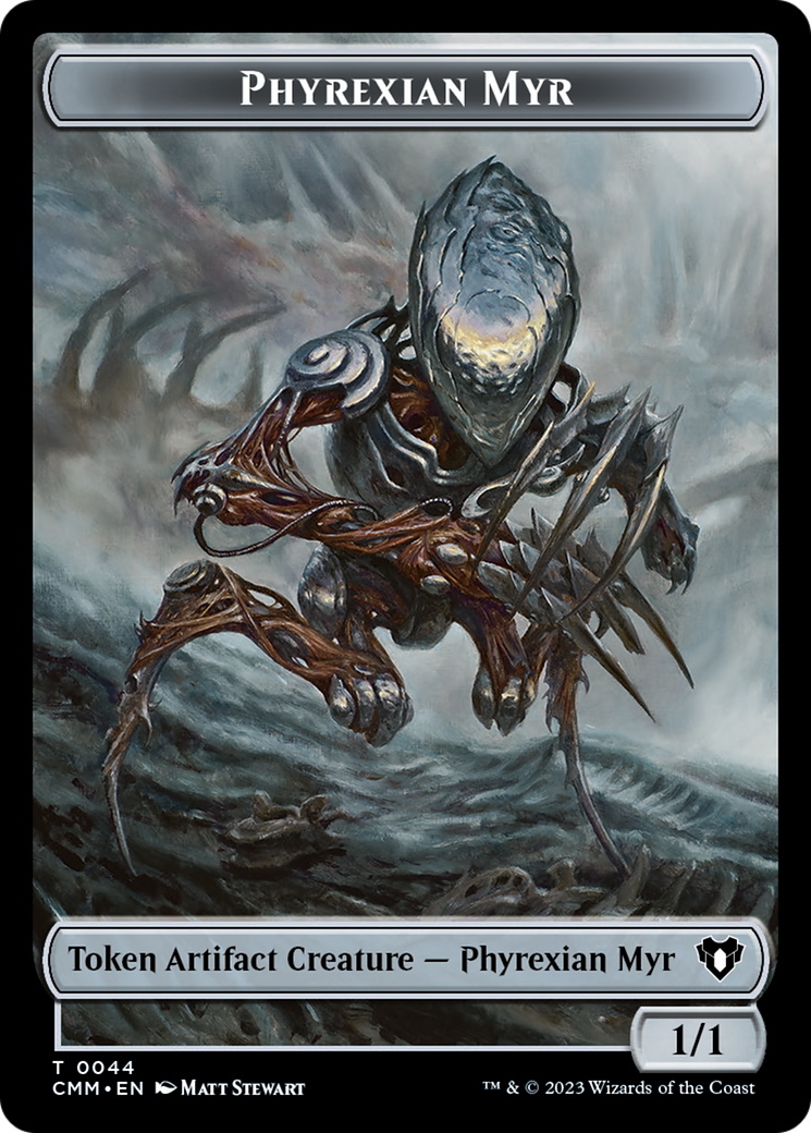 Phyrexian Myr Token [Commander Masters Tokens] | Clutch Gaming