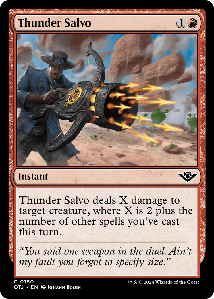 Thunder Salvo [Outlaws of Thunder Junction] | Clutch Gaming