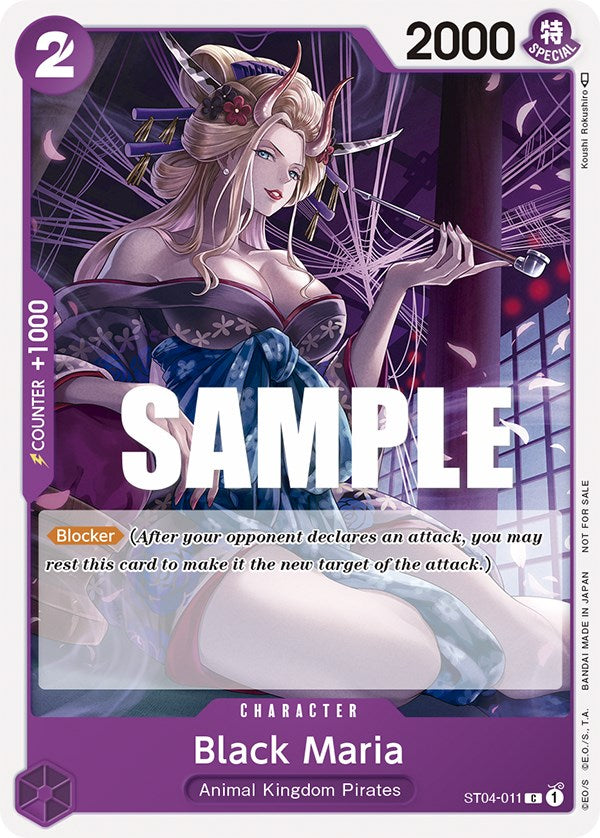 Black Maria (Tournament Pack Vol. 2) [One Piece Promotion Cards] | Clutch Gaming