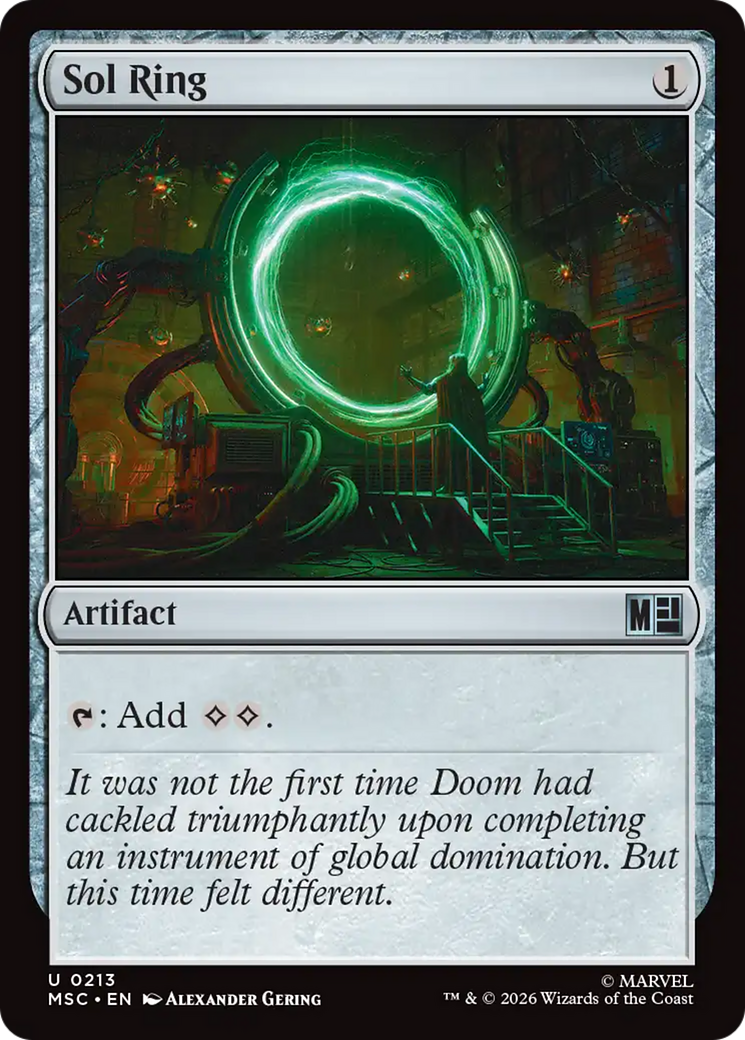 Sol Ring (0211) (Surge Foil) [Marvel Super Heroes Commander] | Clutch Gaming