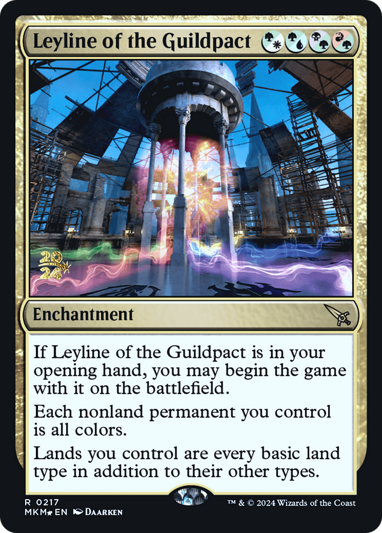 Leyline of the Guildpact [Murders at Karlov Manor Prerelease Promos] | Clutch Gaming