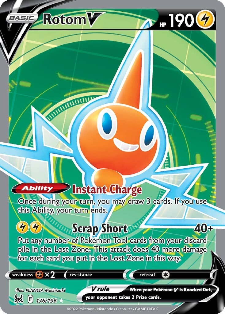 Rotom V (176/196) [Sword & Shield: Lost Origin] | Clutch Gaming