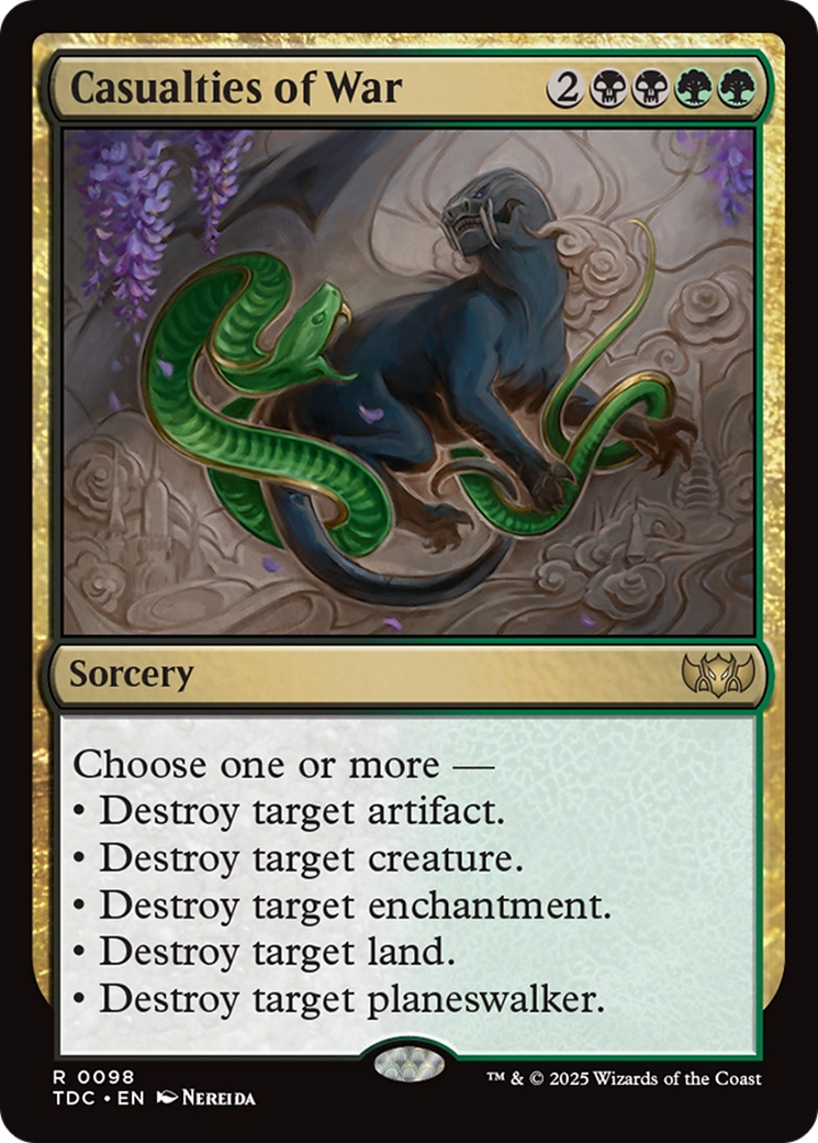 Casualties of War [Tarkir: Dragonstorm Commander] | Clutch Gaming