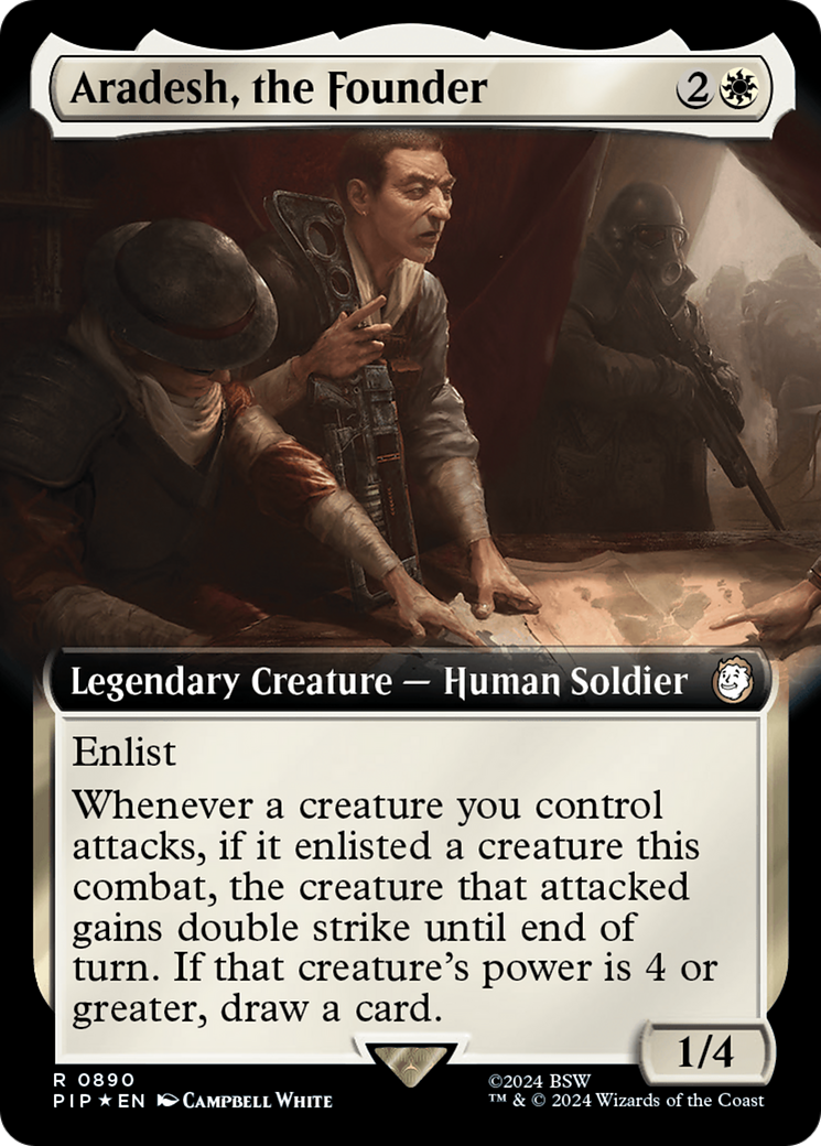 Aradesh, the Founder (Extended Art) (Surge Foil) [Fallout] | Clutch Gaming