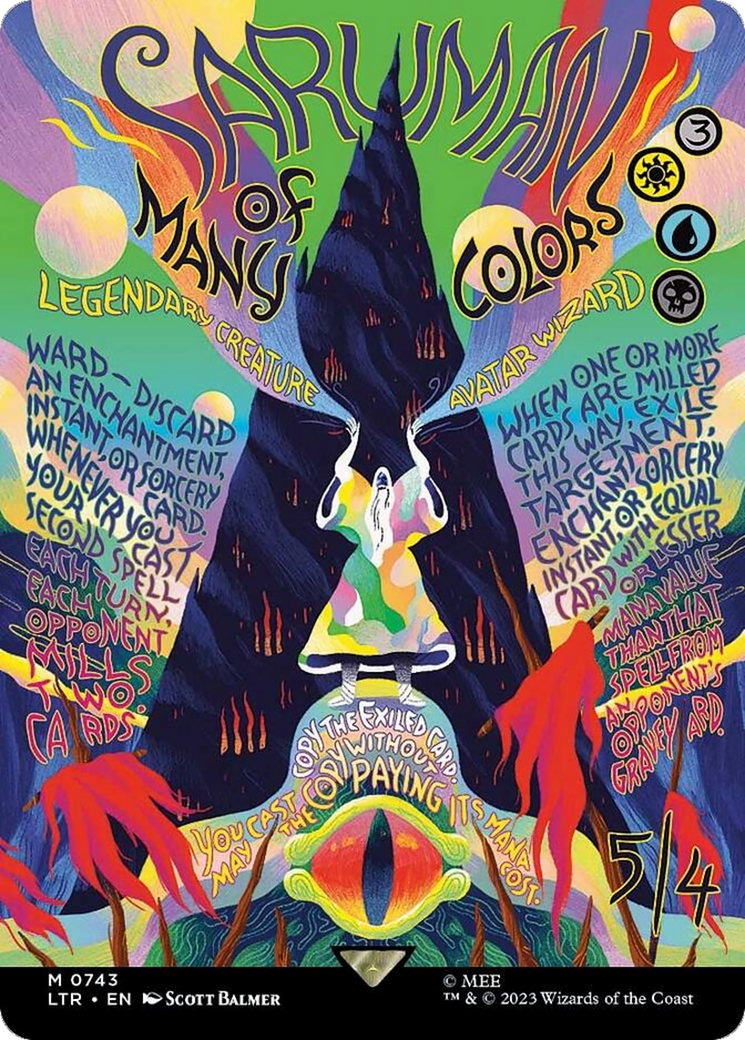 Saruman of Many Colors (Borderless Poster) [The Lord of the Rings: Tales of Middle-Earth] | Clutch Gaming