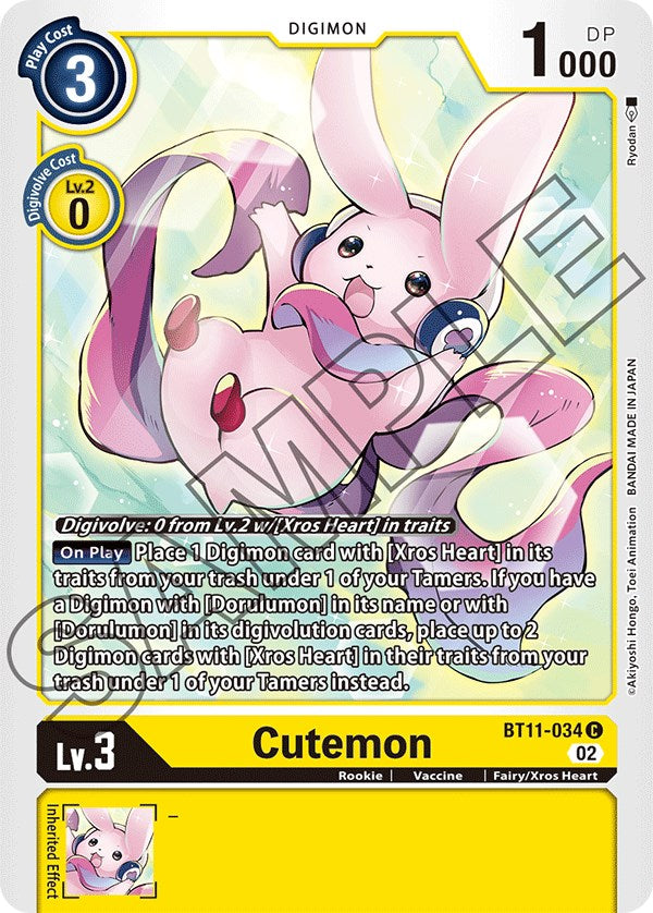 Cutemon [BT11-034] [Dimensional Phase] | Clutch Gaming