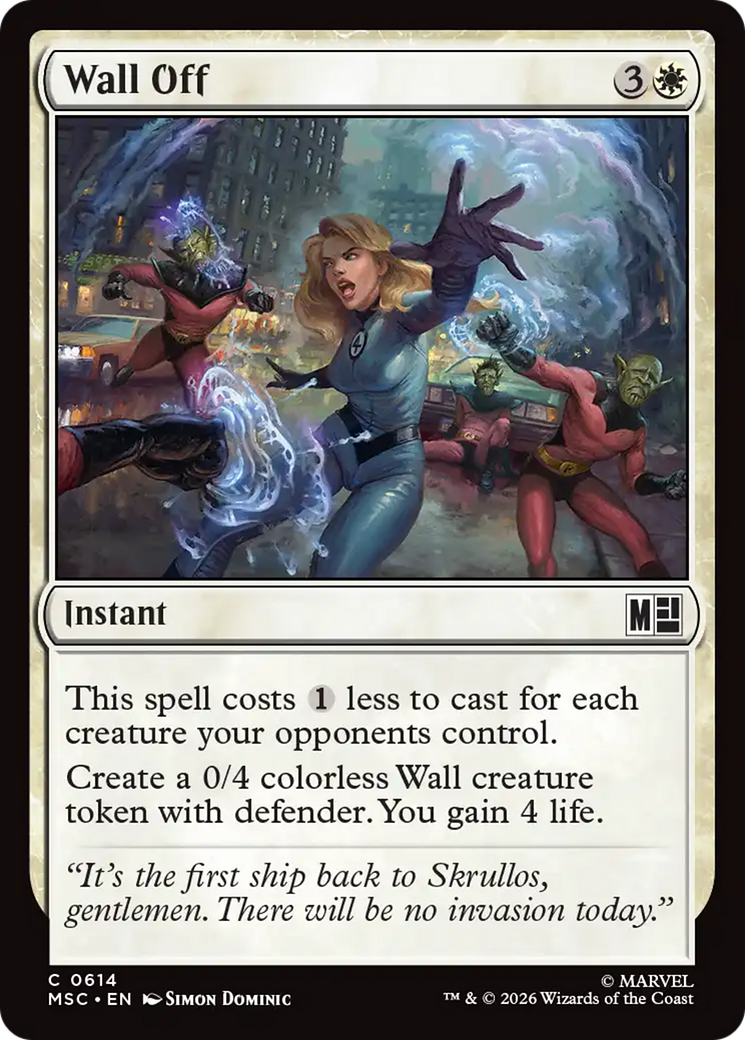 Wall Off [Marvel Super Heroes Commander] | Clutch Gaming