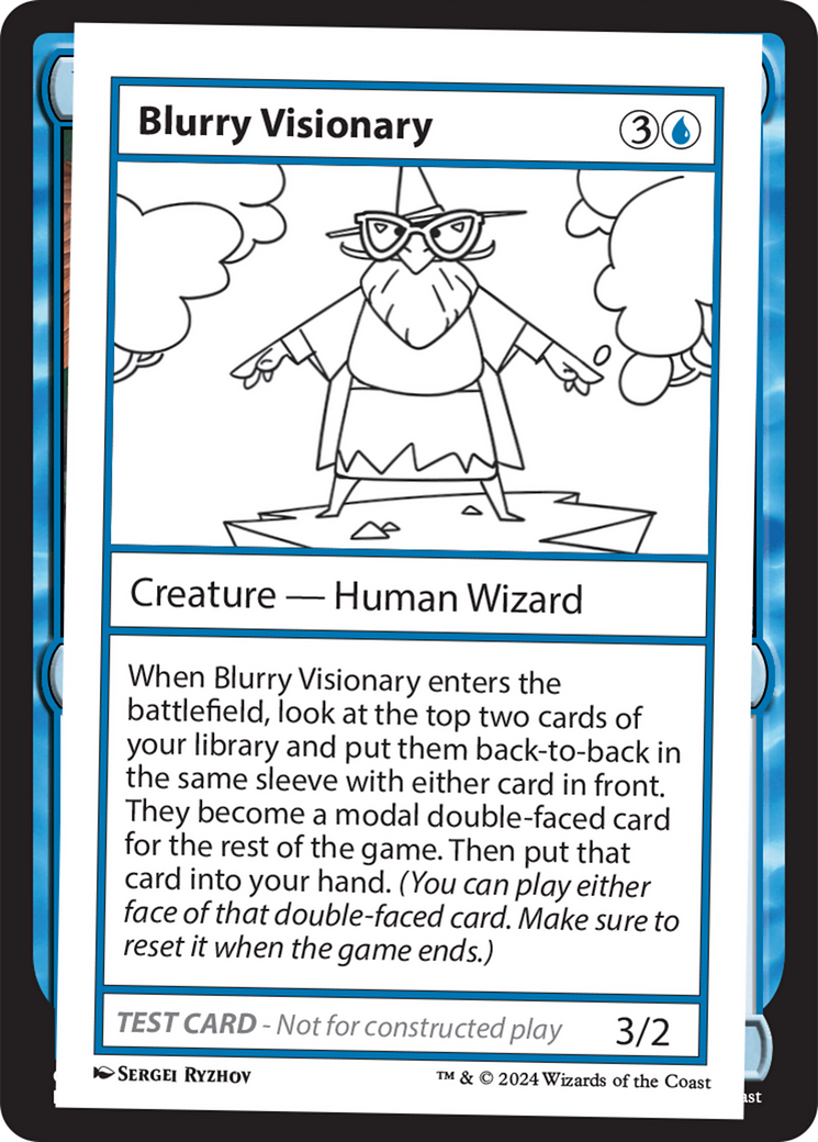 Blurry Visionary [Mystery Booster 2 Playtest Cards] | Clutch Gaming