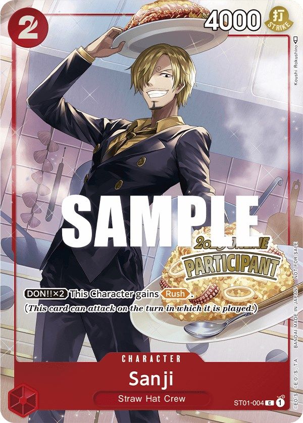 Sanji (Online Regional 2023) [Participant] [One Piece Promotion Cards] | Clutch Gaming