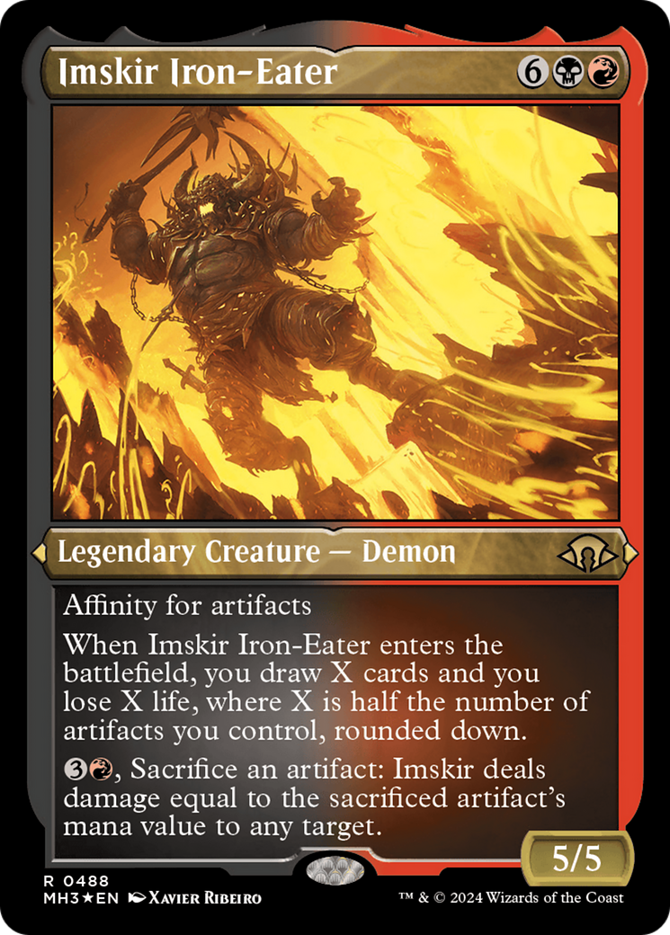 Imskir Iron-Eater (Foil Etched) [Modern Horizons 3] | Clutch Gaming