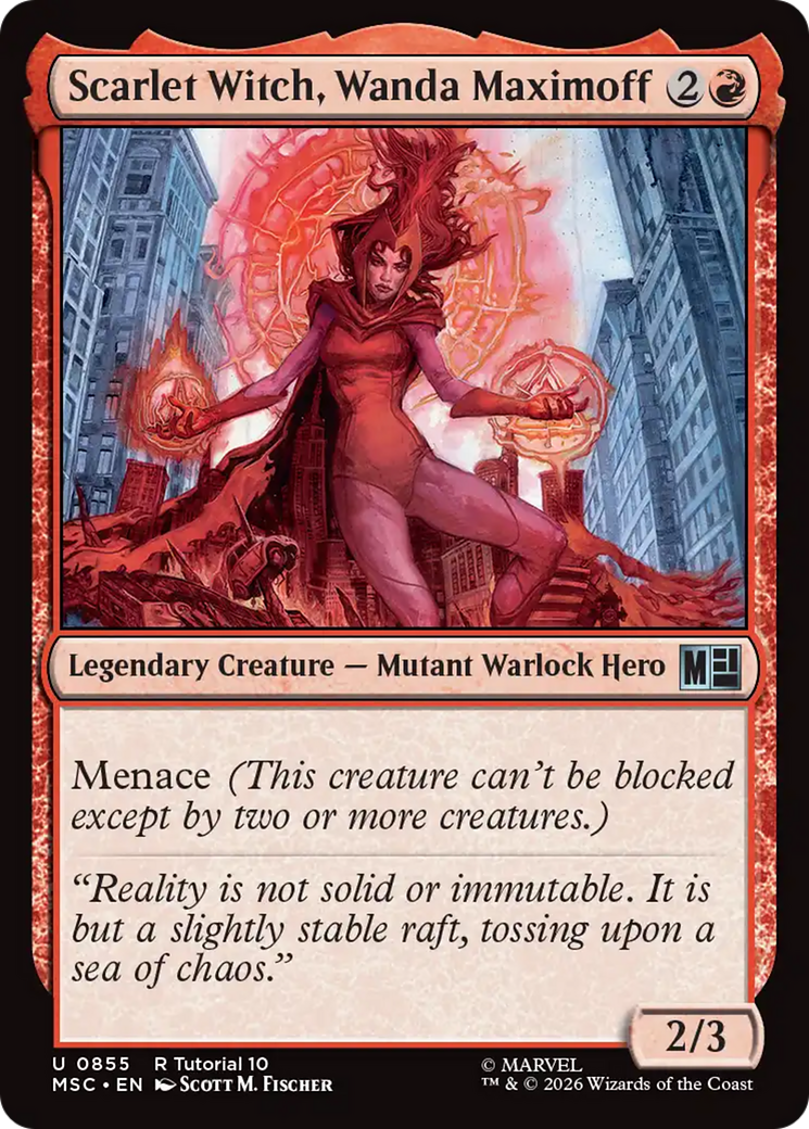 Scarlet Witch, Wanda Maximoff [Marvel Super Heroes Commander] | Clutch Gaming