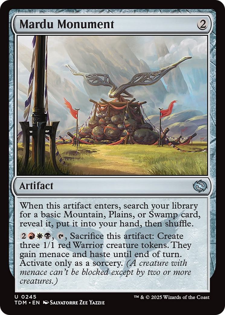 Mardu Monument [Tarkir: Dragonstorm] | Clutch Gaming