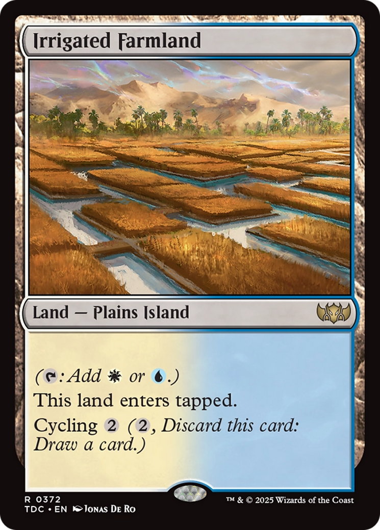 Irrigated Farmland [Tarkir: Dragonstorm Commander] | Clutch Gaming