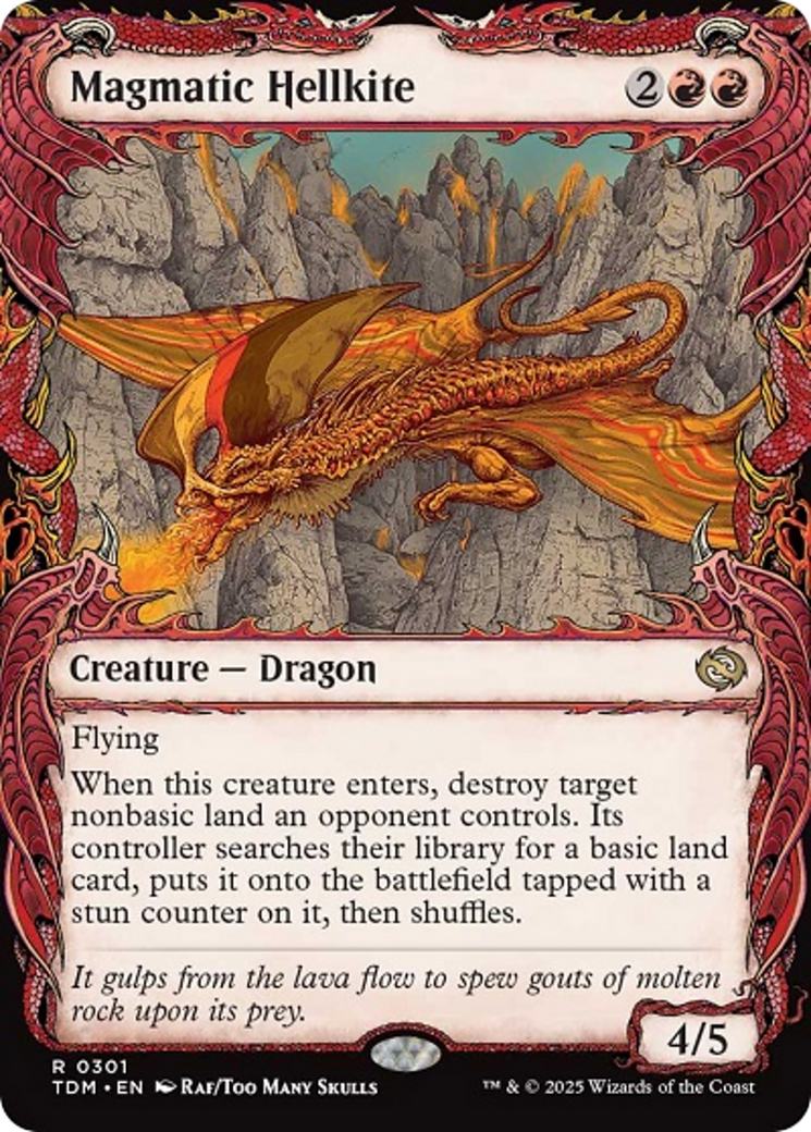 Magmatic Hellkite (Showcase) [Tarkir: Dragonstorm] | Clutch Gaming