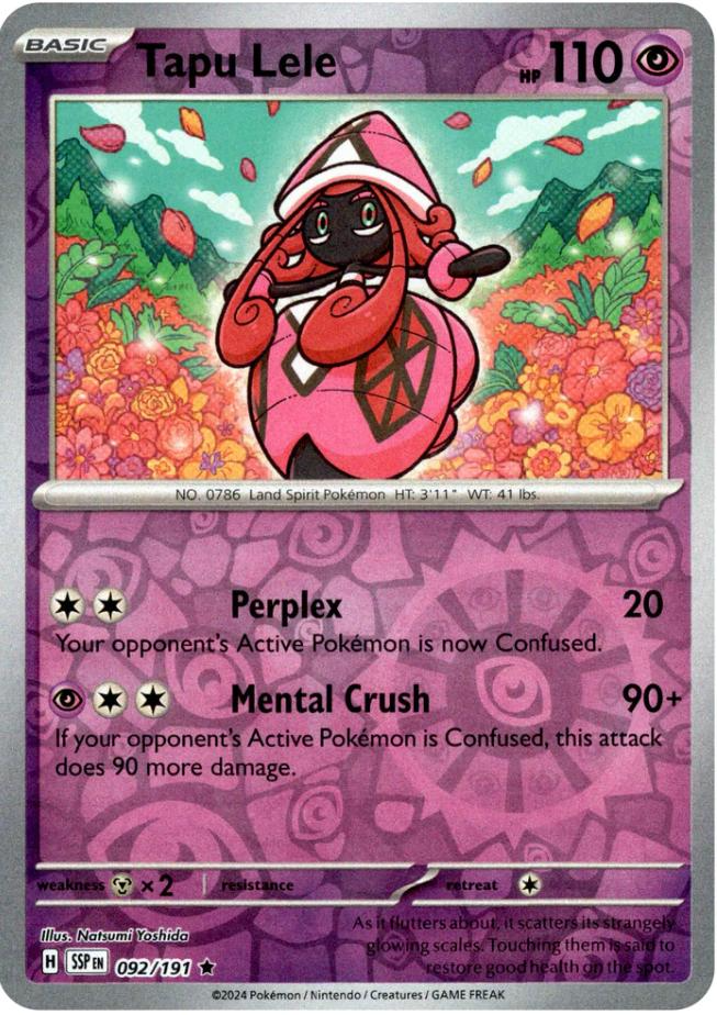 Tapu Lele (092/191) [Scarlet & Violet: Surging Sparks] | Clutch Gaming