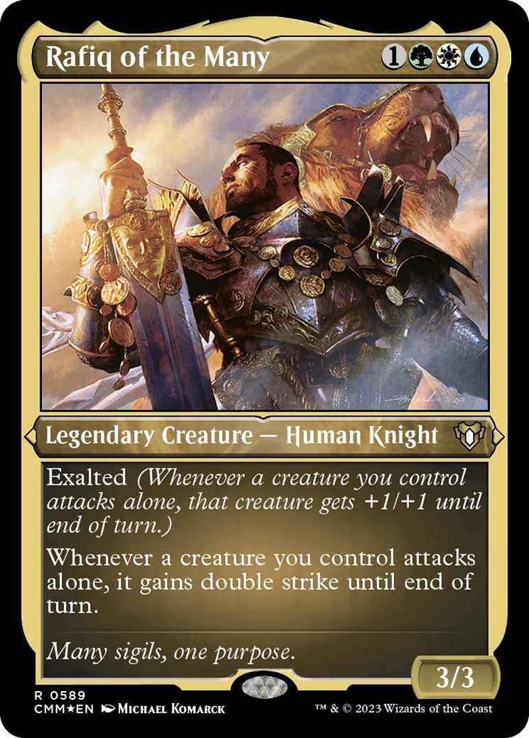 Rafiq of the Many (Foil Etched) [Commander Masters] | Clutch Gaming