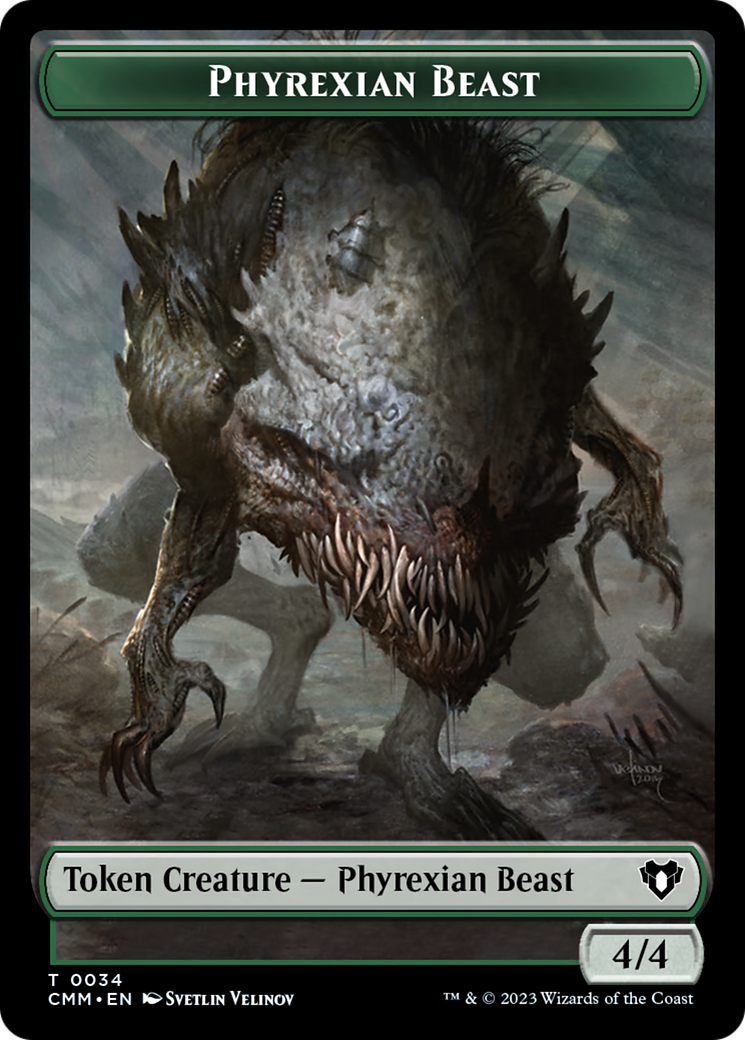 Phyrexian Beast Token [Commander Masters Tokens] | Clutch Gaming