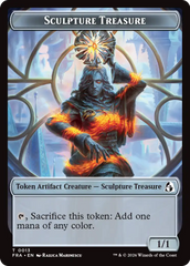 Sculpture Treasure // Beast Double-Sided Token [Reality Fracture Tokens] | Clutch Gaming