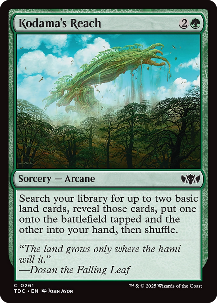 Kodama's Reach [Tarkir: Dragonstorm Commander] | Clutch Gaming