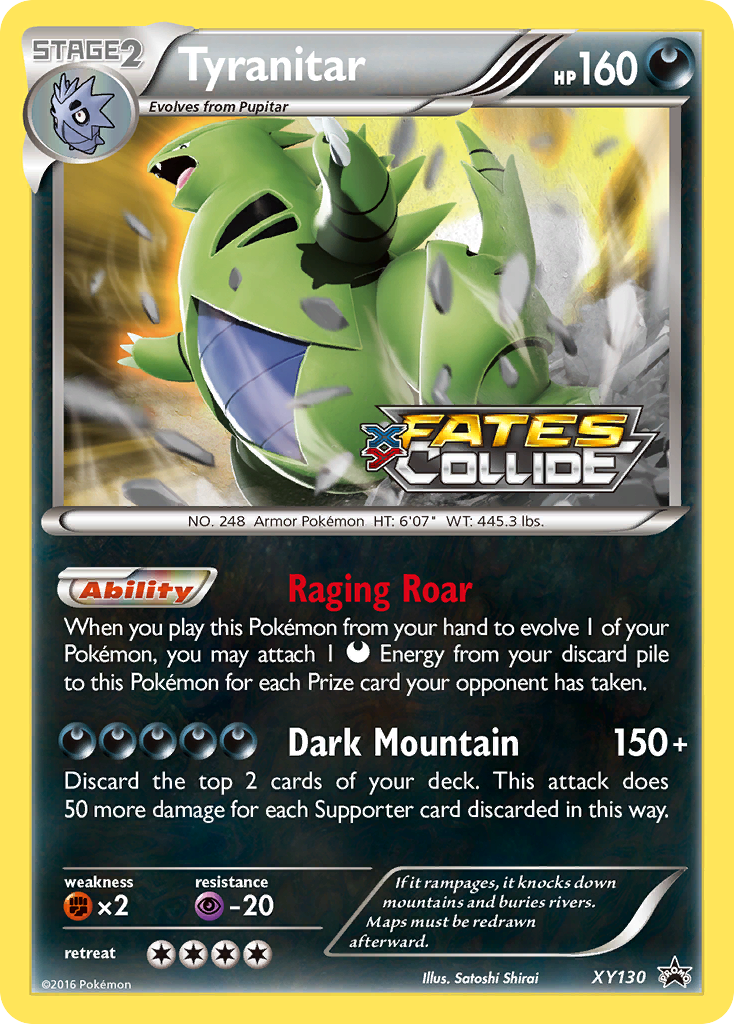 Tyranitar (XY130) [XY: Black Star Promos] | Clutch Gaming