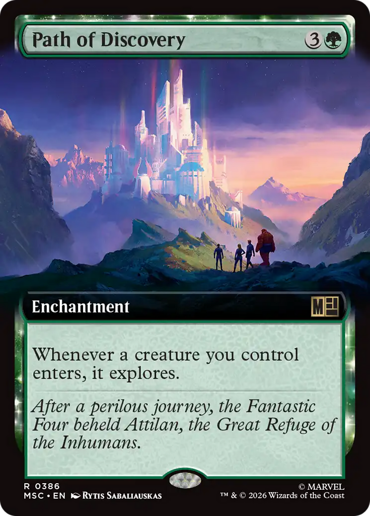 Path of Discovery (Extended Art) [Marvel Super Heroes Commander] | Clutch Gaming
