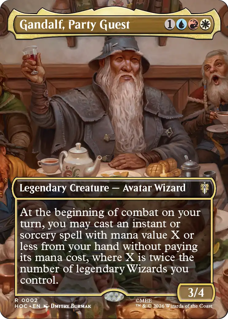 Gandalf, Party Guest (Borderless) [The Hobbit: Eternal-Legal] | Clutch Gaming