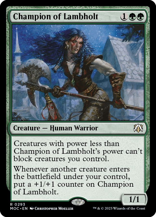 Champion of Lambholt [March of the Machine Commander] | Clutch Gaming