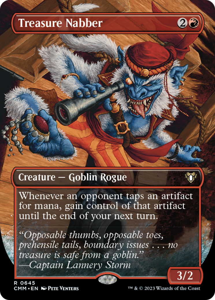 Treasure Nabber (Borderless Alternate Art) [Commander Masters] | Clutch Gaming