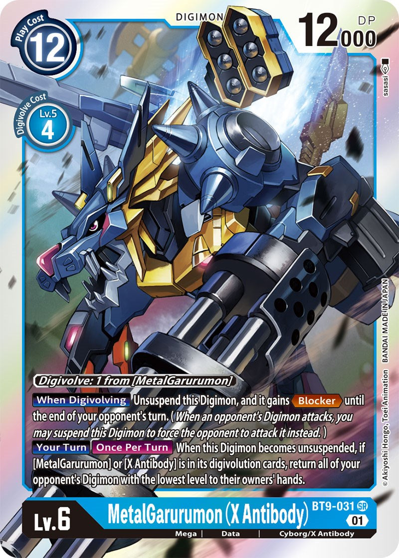 MetalGarurumon (X Antibody) [BT9-031] [X Record] | Clutch Gaming