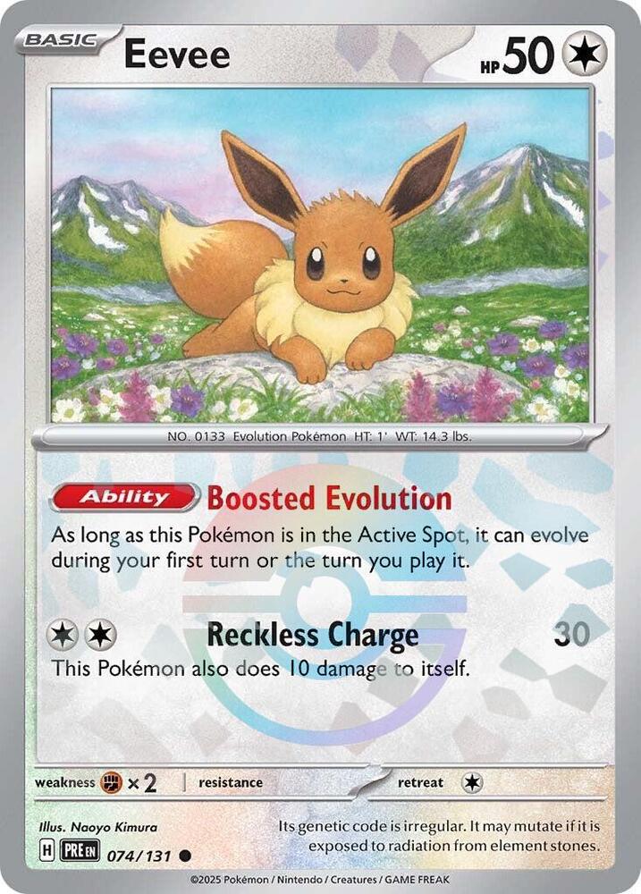 Eevee (074/131) (Poke Ball Pattern) [Scarlet & Violet: Prismatic Evolutions] | Clutch Gaming