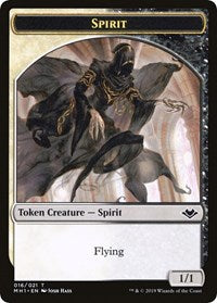 Spirit // Golem Double-Sided Token [Modern Horizons Tokens] | Clutch Gaming