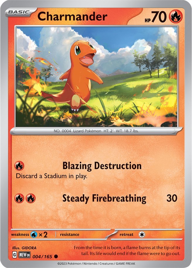 Charmander (004/165) [Scarlet & Violet: 151] | Clutch Gaming