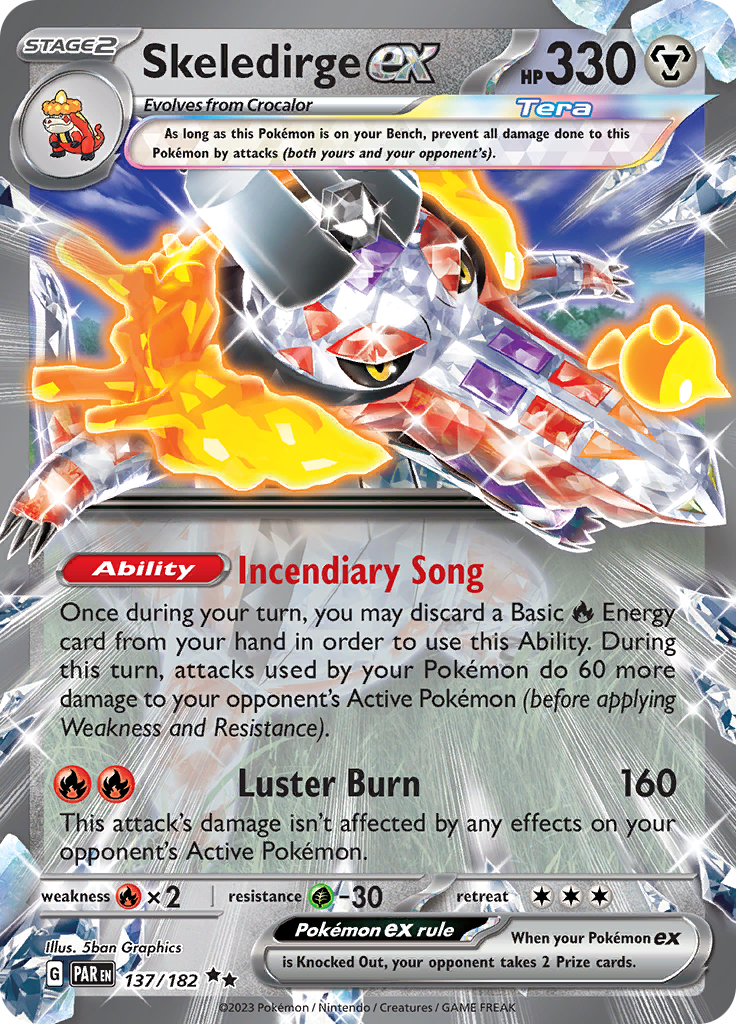 Skeledirge ex (137/182) [Scarlet & Violet: Paradox Rift] | Clutch Gaming