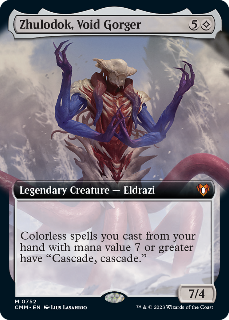 Zhulodok, Void Gorger (Extended Art) [Commander Masters] | Clutch Gaming