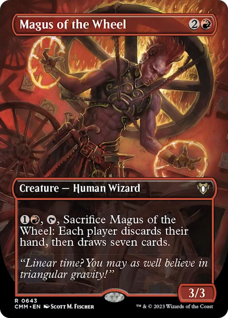 Magus of the Wheel (Borderless Alternate Art) [Commander Masters] | Clutch Gaming