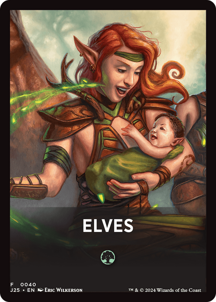 Elves Theme Card [Foundations Jumpstart Front Cards] | Clutch Gaming