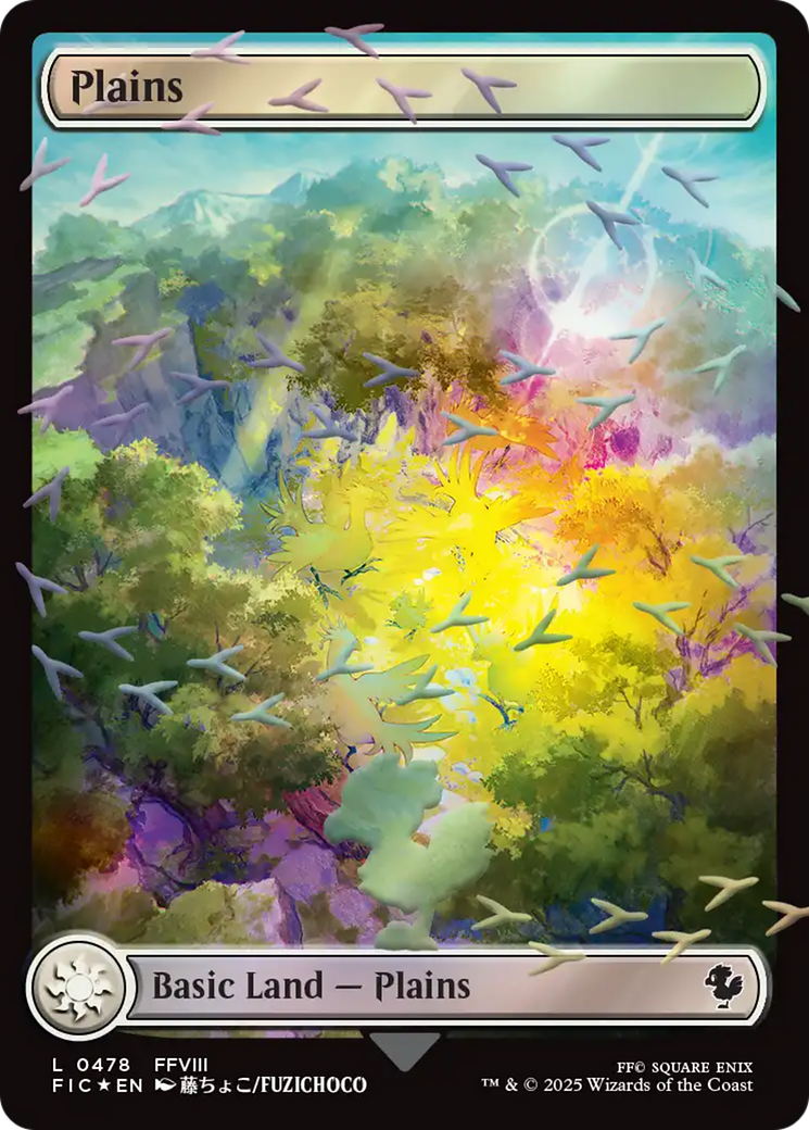 Plains (Chocobo Track Foil) [FINAL FANTASY Commander] | Clutch Gaming