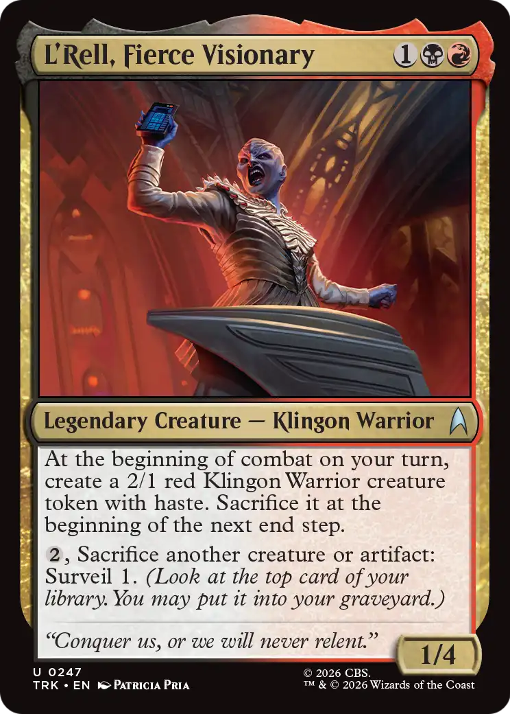 L'Rell, Fierce Visionary [Star Trek] | Clutch Gaming