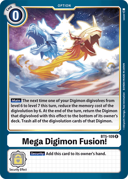 Mega Digimon Fusion! [BT5-109] [Battle of Omni] | Clutch Gaming